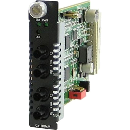 Perle Cm-1000Mm-M2St2 - Gigabit Ethernet Fiber To Fiber Media Converter Managed Module