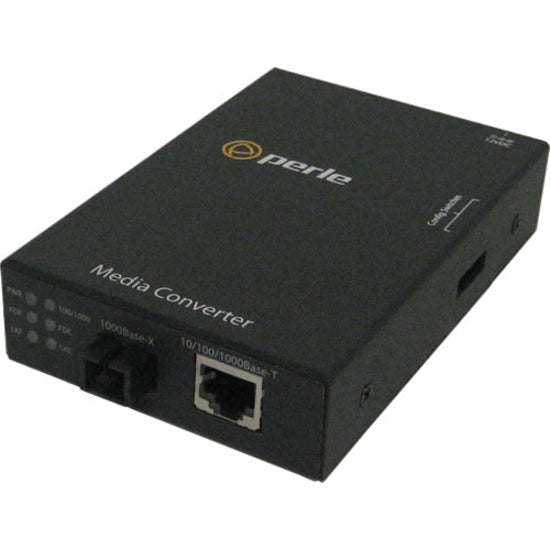 Perle S-1110-Xt 10/100/1000 To Fiber Industrial Temperature Media Converter 05090730