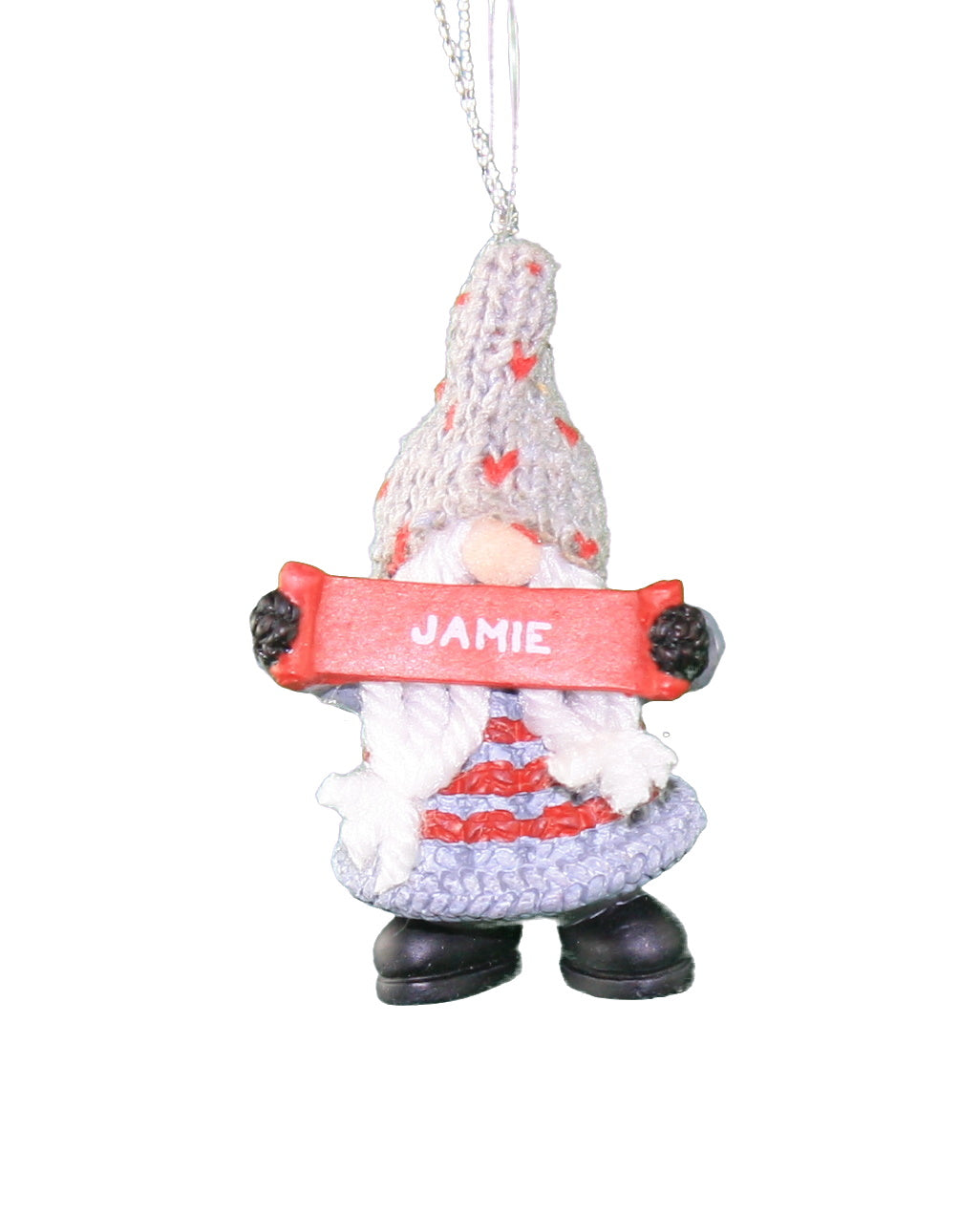 Personalized Gnome Ornament (Letters J-P) - Jamie