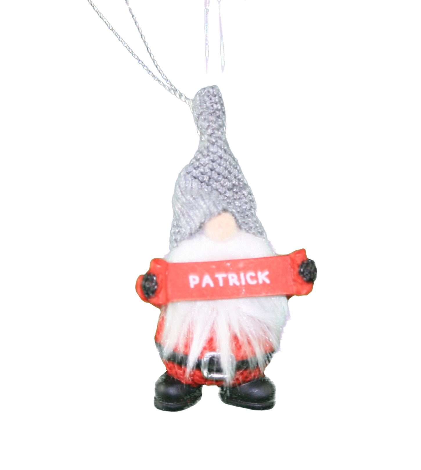 Personalized Gnome Ornament (Letters J-P) - Luke