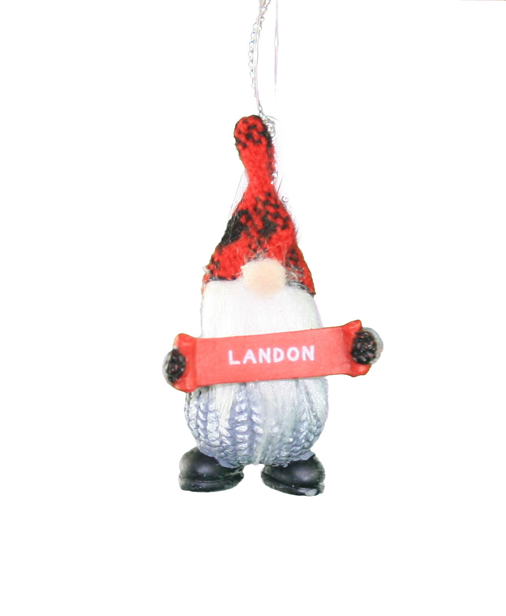 Personalized Gnome Ornament (Letters J-P) - Luke