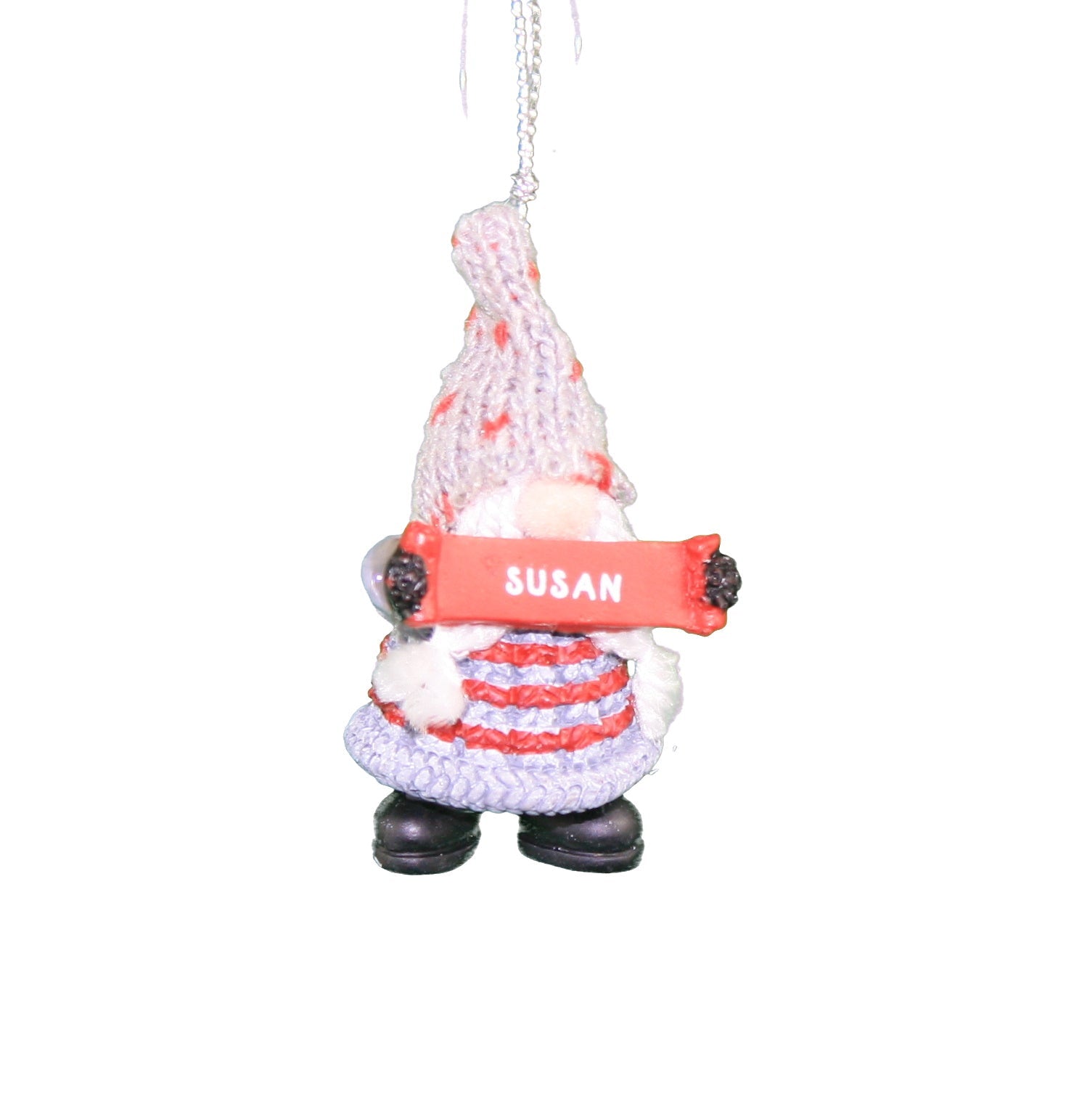 Personalized Gnome Ornament (Letters R-Z) - Susan