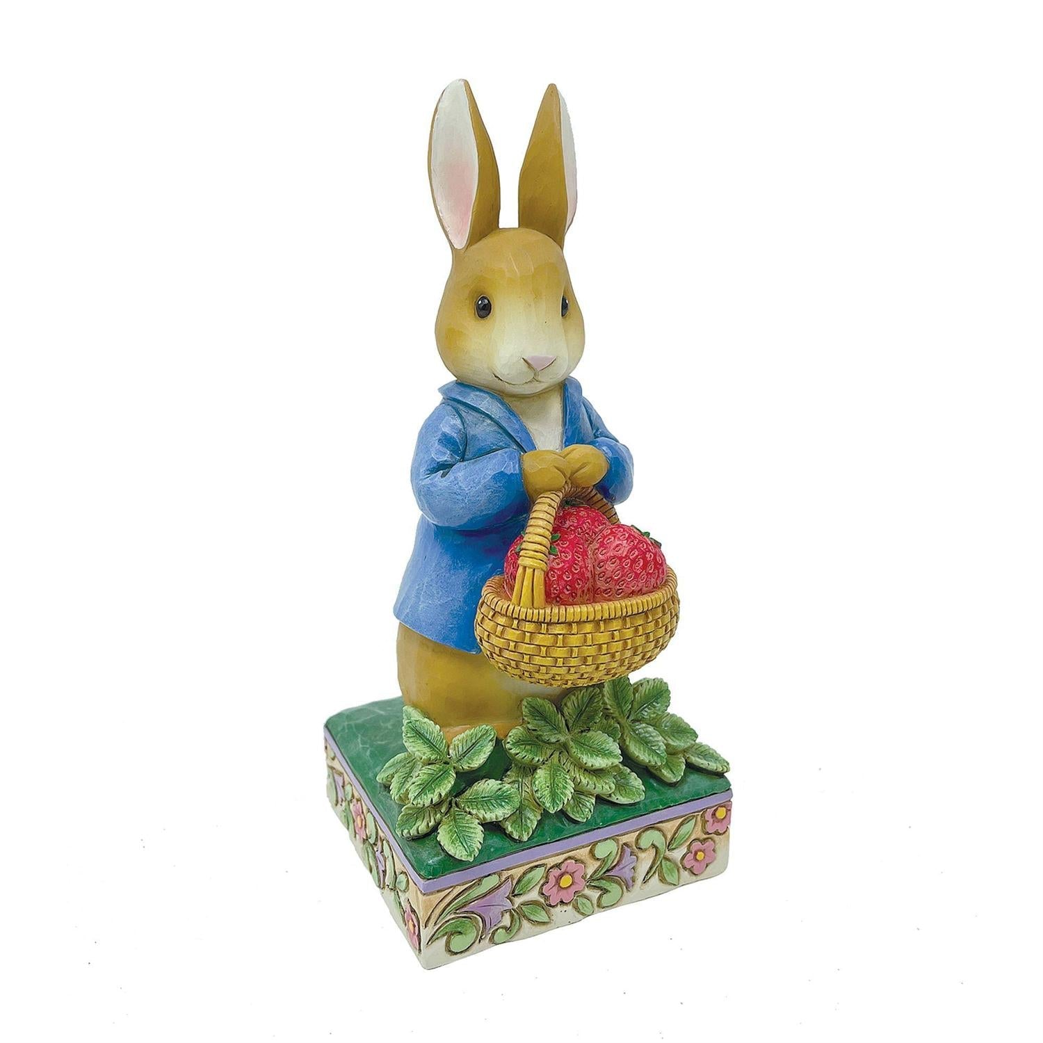 Peter Rabbit with Strawberries Figurine