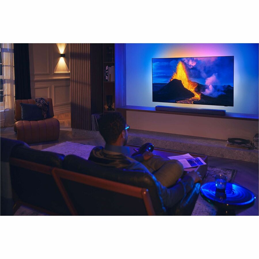 Philips Fidelio 7.1.2 Bluetooth Sound Bar Speaker - 310 W RMS - Alexa, Google Assistant Supported - Black