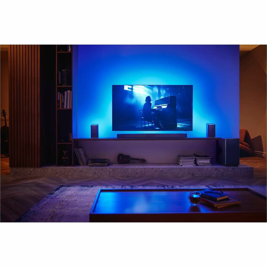 Philips Fidelio TAFS1 Bluetooth Speaker System - 60 W RMS - Alexa, Google Assistant, Siri Supported - Black