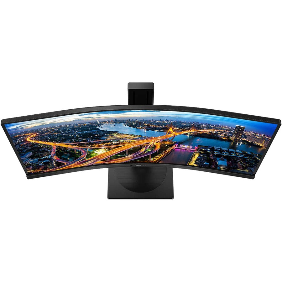 Philips Ultrawide 346B1C 34 Class WQHD Curved Screen LCD Monitor - 21:9 - Textured Black"