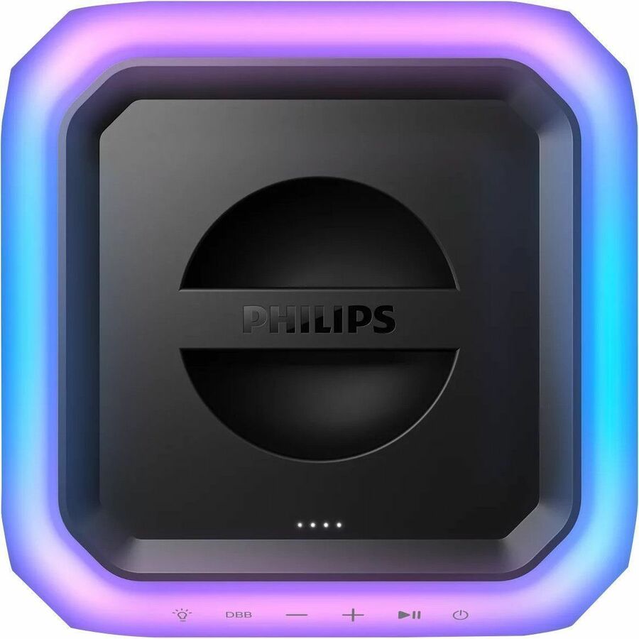 Philips X7207 Bluetooth Speaker System - 80 W RMS - Black