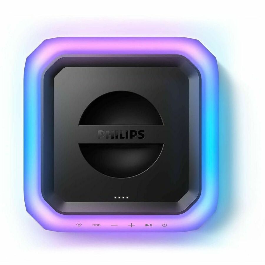 Philips X7207 Bluetooth Speaker System - 80 W RMS - Black