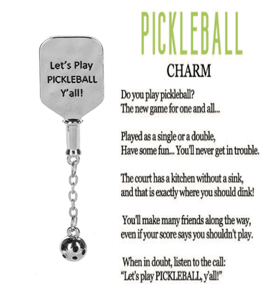 Pickleball Charm
