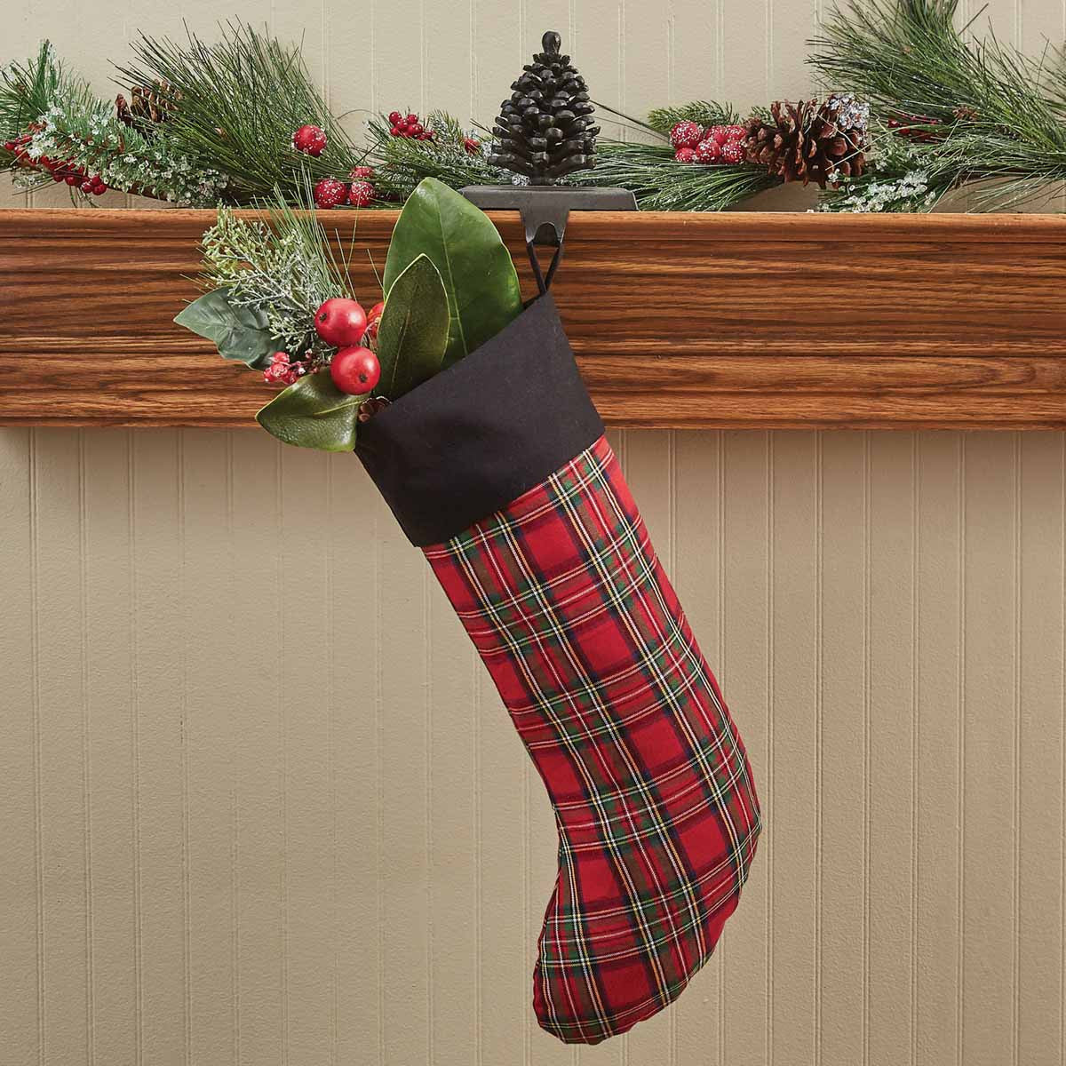 Pinecone Stocking Hanger