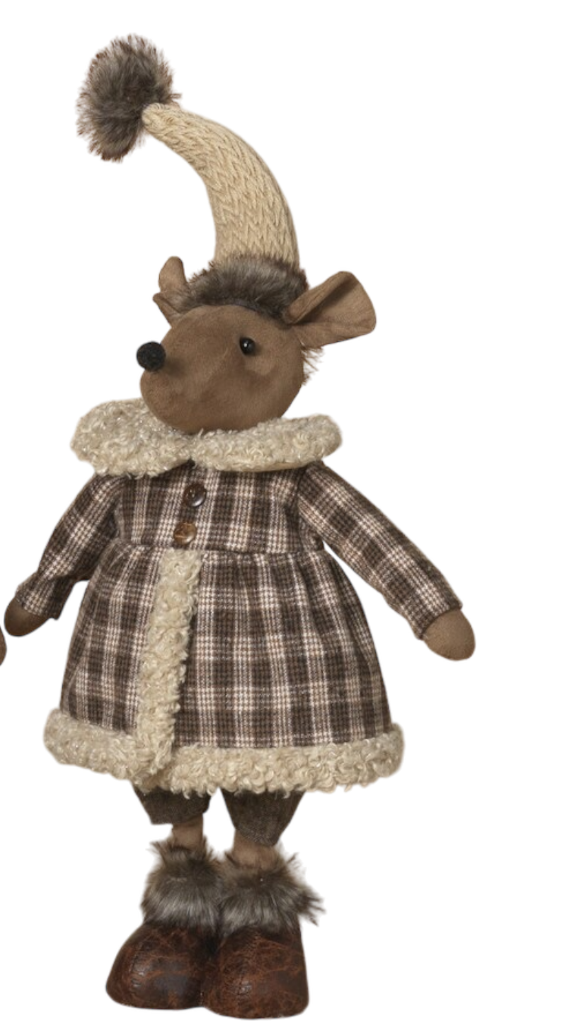 Plaid Coat Mouse -