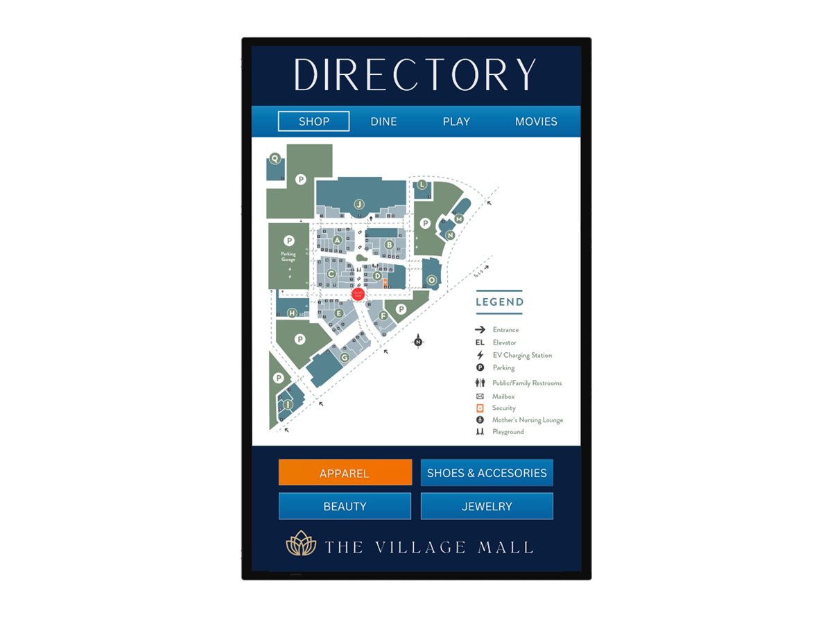 Planar SLP65 65" 4K UHD LCD Monitor 8ms Response for Business