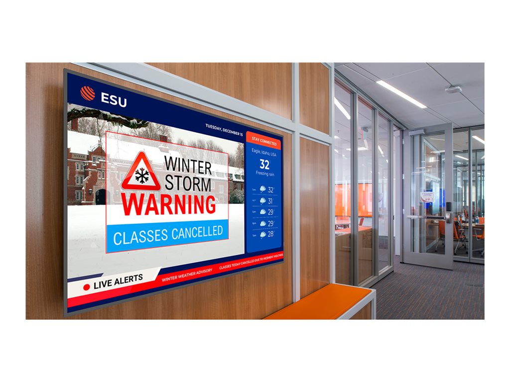 Planar SLP86-T - 86 Diagonal Class Simplicity P Series LED-backlit LCD display - interactive digital signage - with touchscreen 998-3936-00