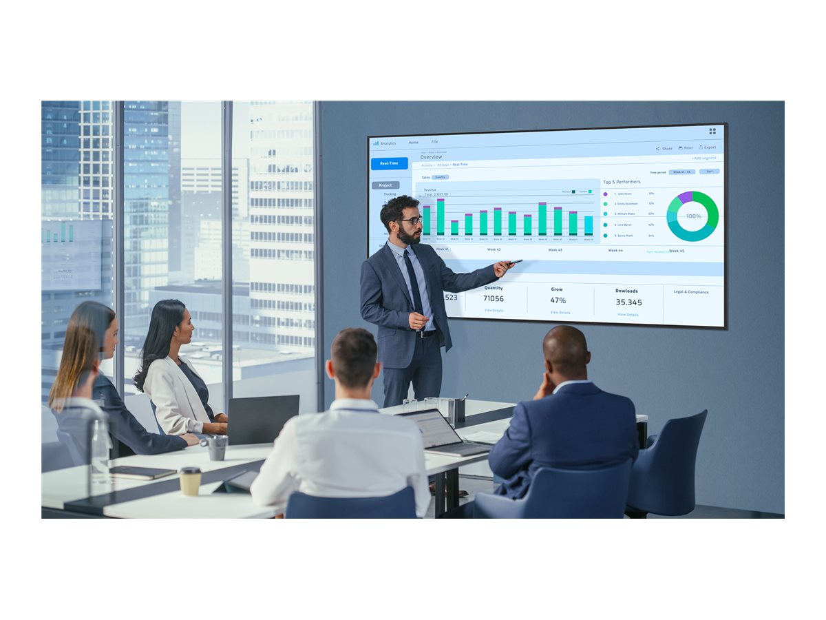 Planar URX75-ERO-T - 75 Diagonal Class UltraRes X Series LED-backlit LCD display - interactive digital signage - with