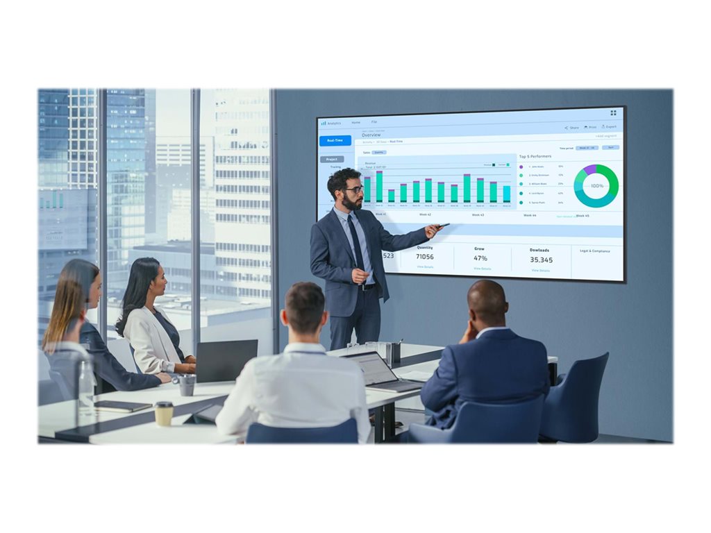 Planar URX85-ERO-T - 85 Diagonal Class UltraRes X Series LED-backlit LCD display - interactive digital signage - with touchscreen 998-3171-01