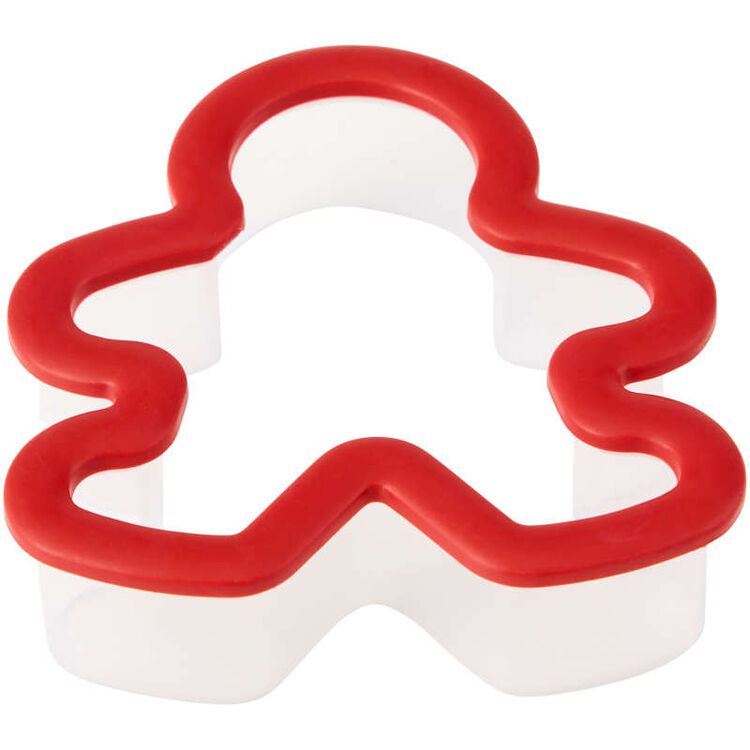 Plastic Grippy Cookie Cutter - Gingerbread Boy