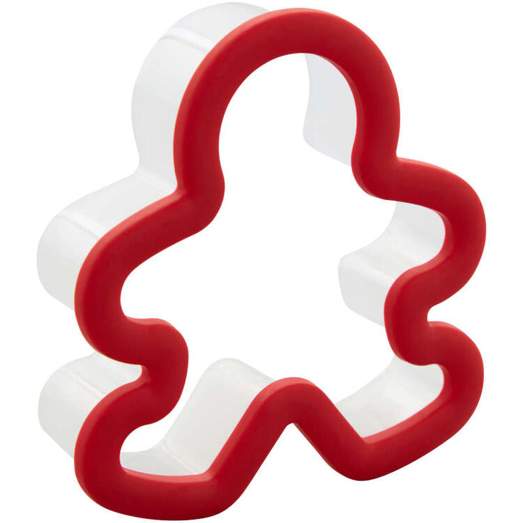 Plastic Grippy Cookie Cutter - Gingerbread Boy