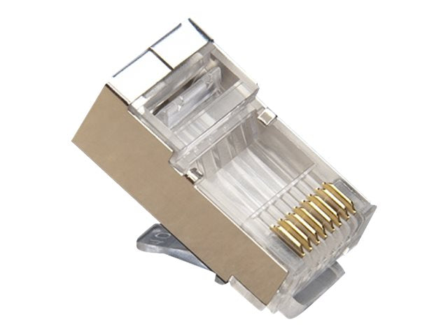Platinum Tools High performance - Network connector - RJ-45 (M) - shielded - CAT 5e - solid (pack of 100)