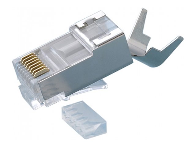 Platinum Tools - Network connector - RJ-45 - shielded - CAT 6a - stranded (pack of 100)