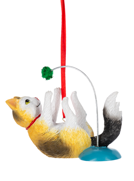 Playful Kitten Ornament - Tabby