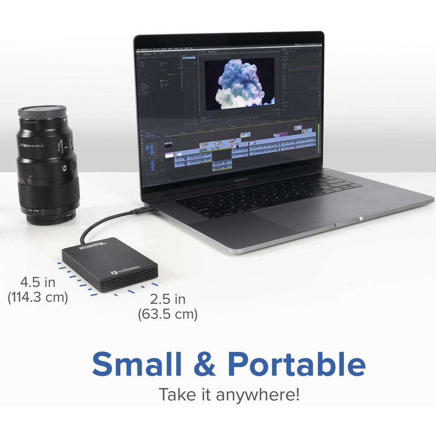Plugable 1TB Thunderbolt 3 External SSD NVMe Drive TBT3-NVME1TB