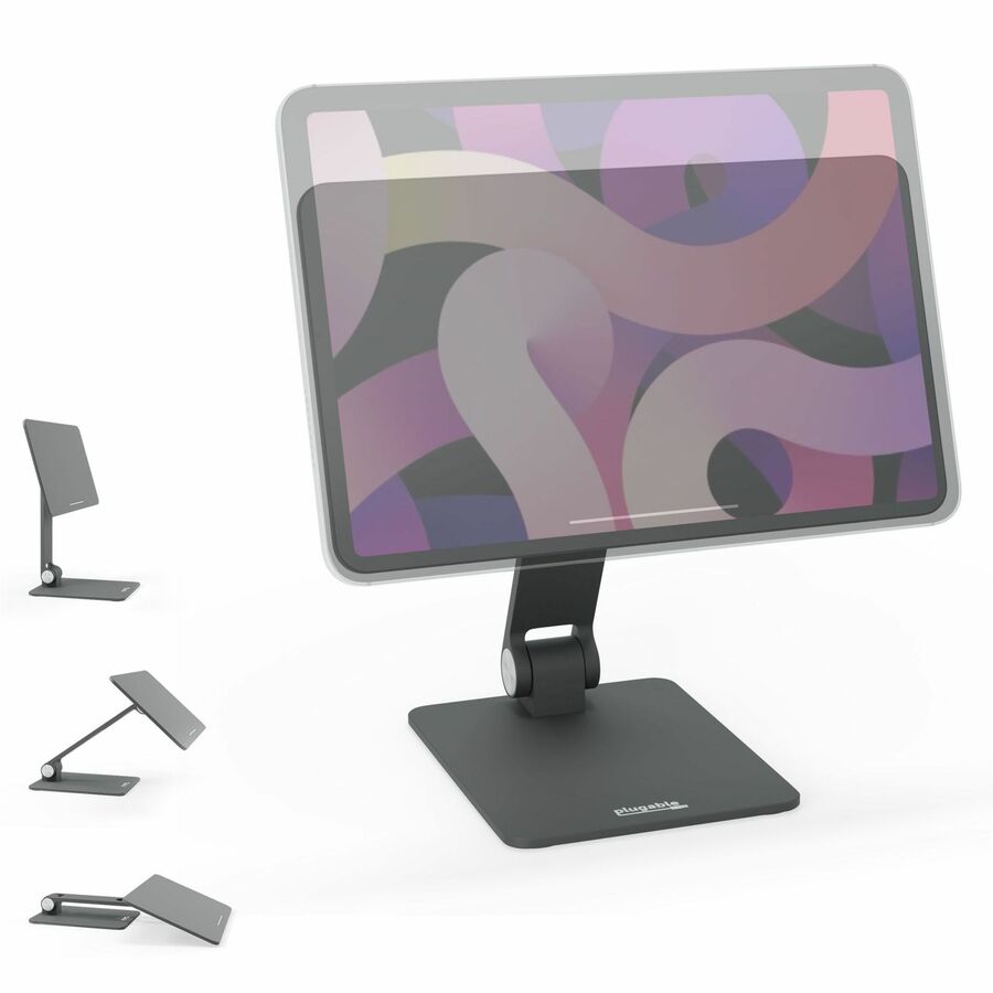 Plugable Magnetic Tablet Holder for iPad Stand Compatible with MagSafe iPad Pro 11" and AMS-STAND11