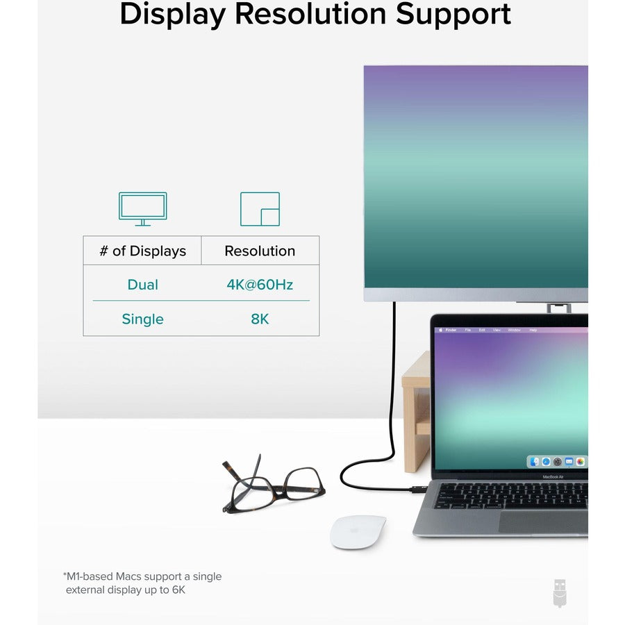 Plugable Thunderbolt 4 Cable [Thunderbolt Certified] TBT4-40G1M
