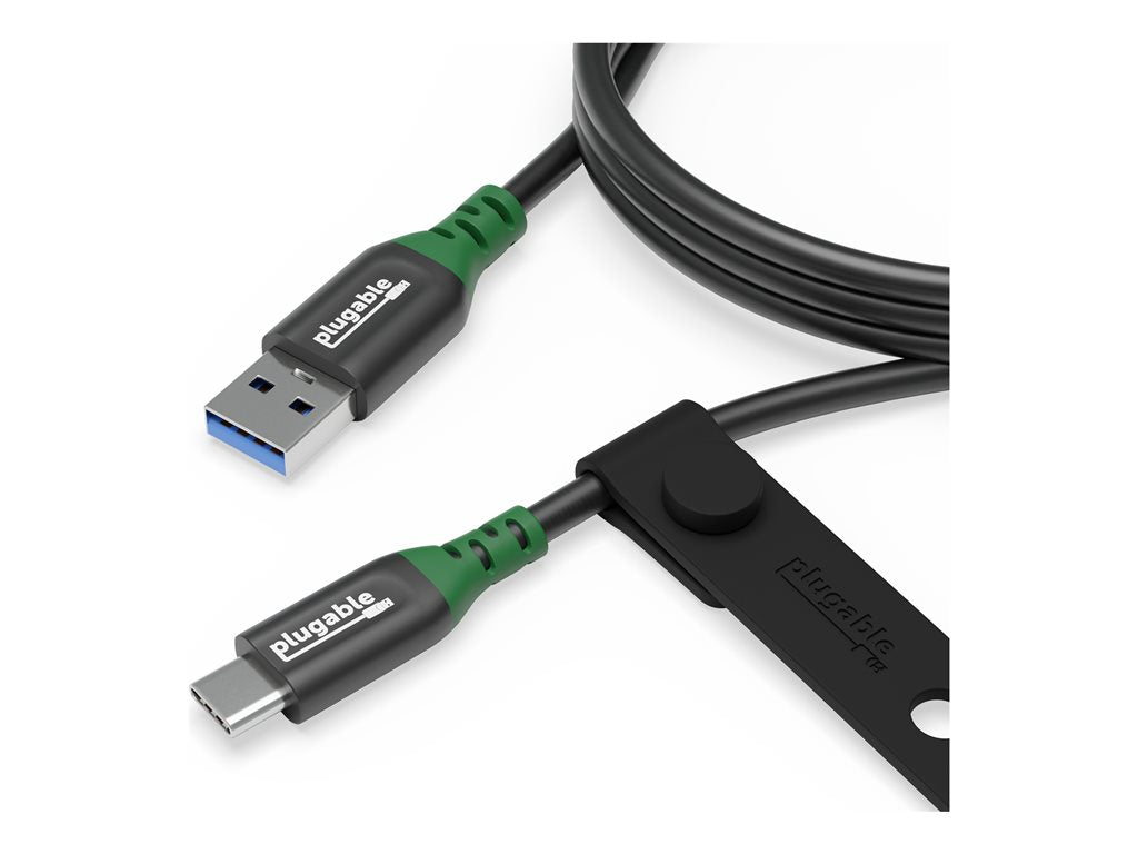 Plugable - USB cable - 24 pin USB-C (M) to USB Type A (M) - USB 3.2 Gen 2 - 20 V - 3 A - 3.3 ft - data & charge USBC-A1M