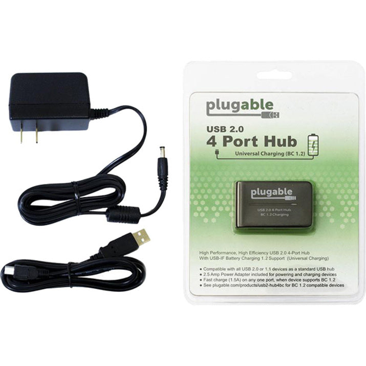 Plugable Usb2-Hub4Bc Usb 2.0,4-Port High-Speed Hub