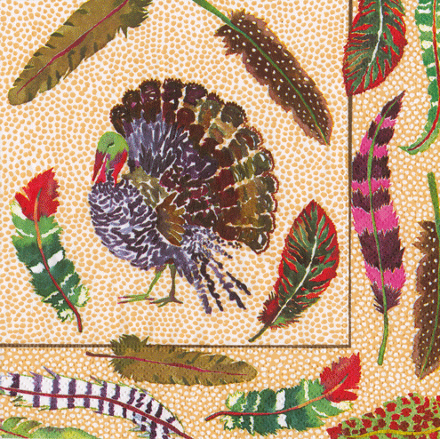 Plumage Cocktail Napkins