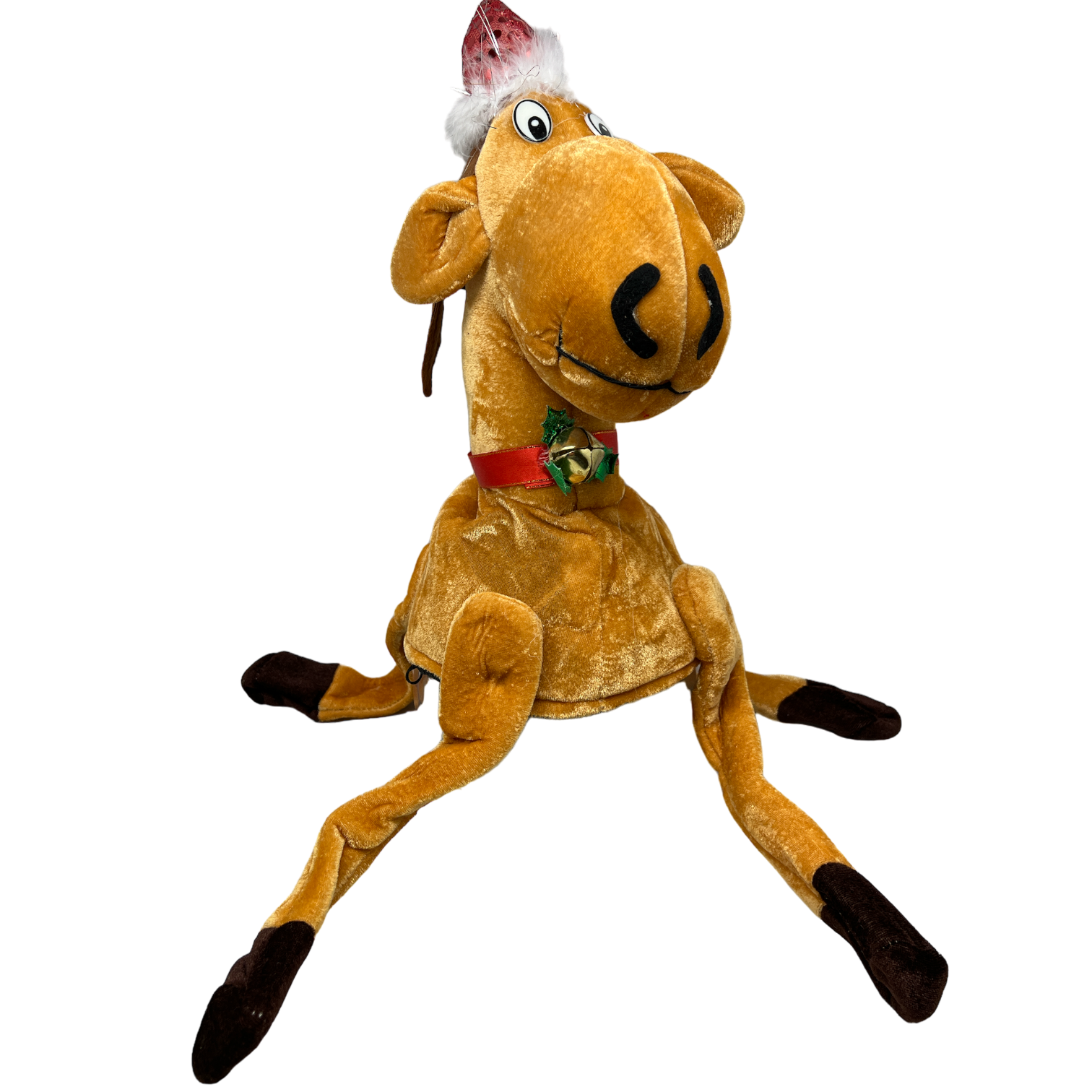 Plush Christmas Moose Hat
