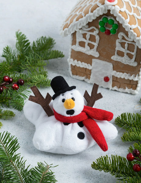 Plush Melting Snowman - 6 Inch