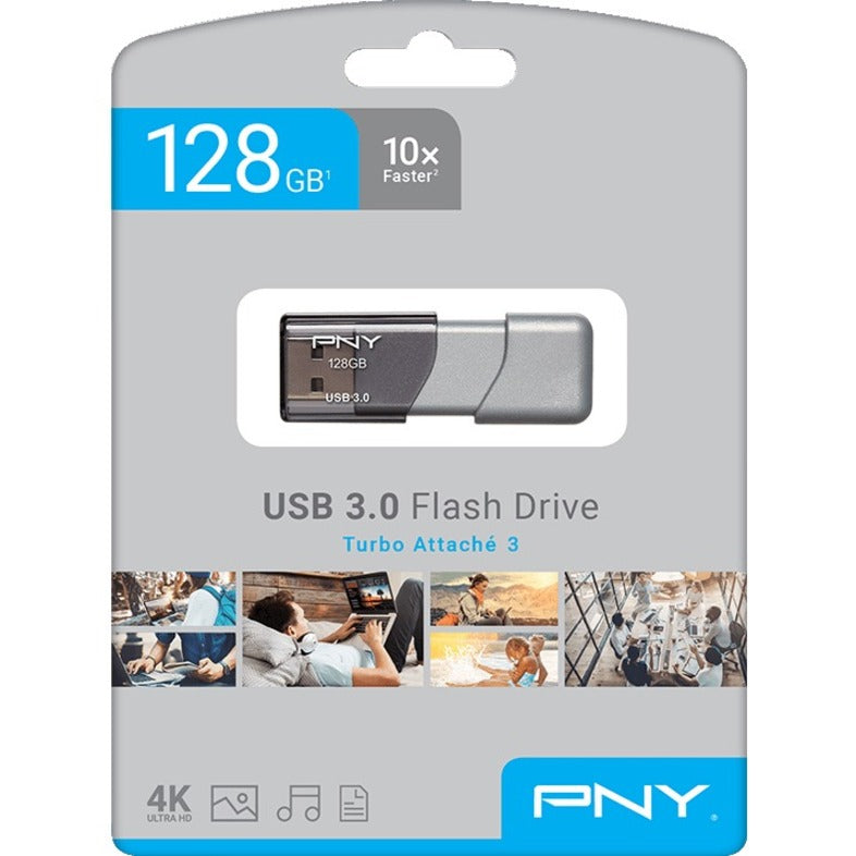 Pny 128Gb Usb 3.0 (3.1 Gen 1) Type A Flash Drive
