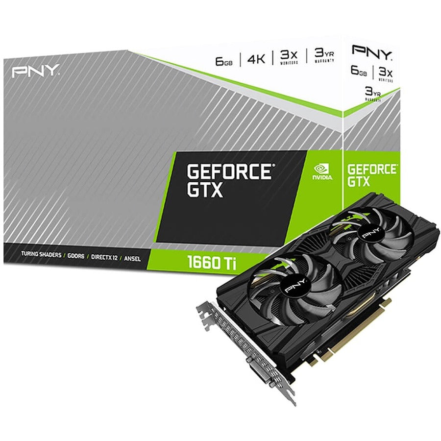 Pny Nvidia Geforce Gtx 1660 Ti Graphic Card - 6 Gb Gddr6