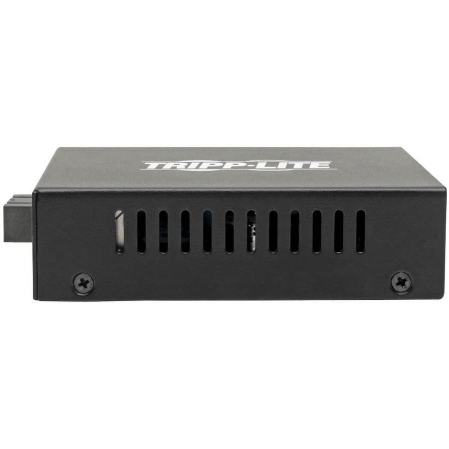 PoE+ Fiber to Ethernet Media Converter - Multimode SC 550M | TecISoft N785-P01-SC-MM1