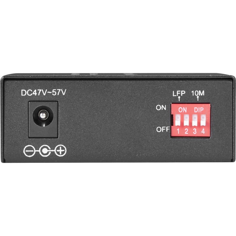 PoE+ Gigabit Media Converter - Black Box LGC215A-R2 Fiber SFP | TechSoft