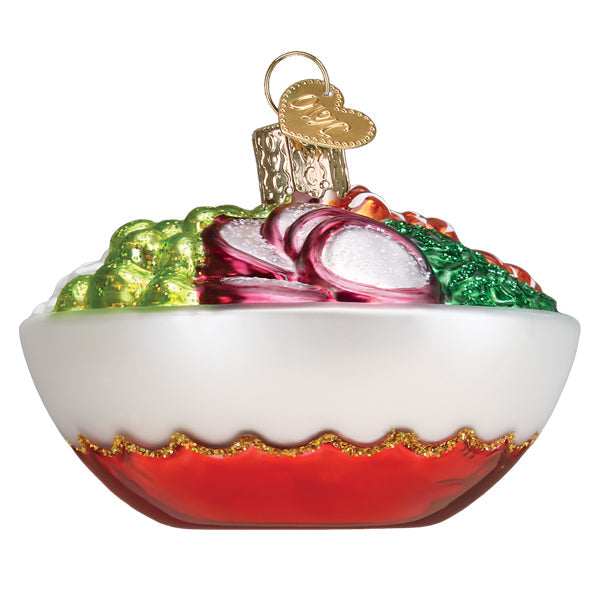 Poke Bowl Glass Ornament