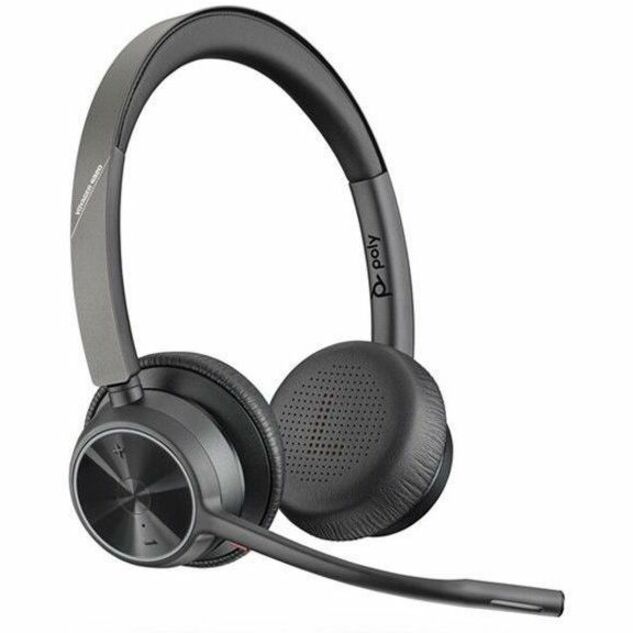 Poly Bluetooth Office Headset - Siri Google Assistant - Stereo - USB Type C - Wired/Wirele