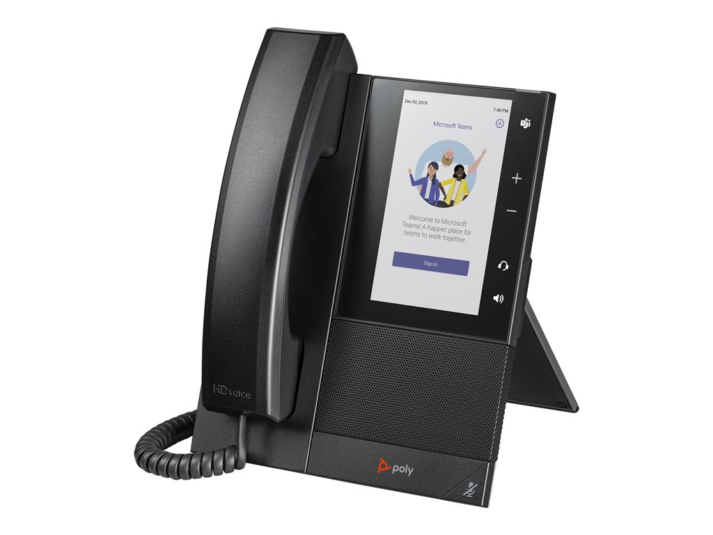 Poly CCX 505 - For Microsoft Teams - VoIP phone - SIP, RTCP, RTP, SRTP, SDP - government GSA - TAA Compliant 849A5AA#ABA