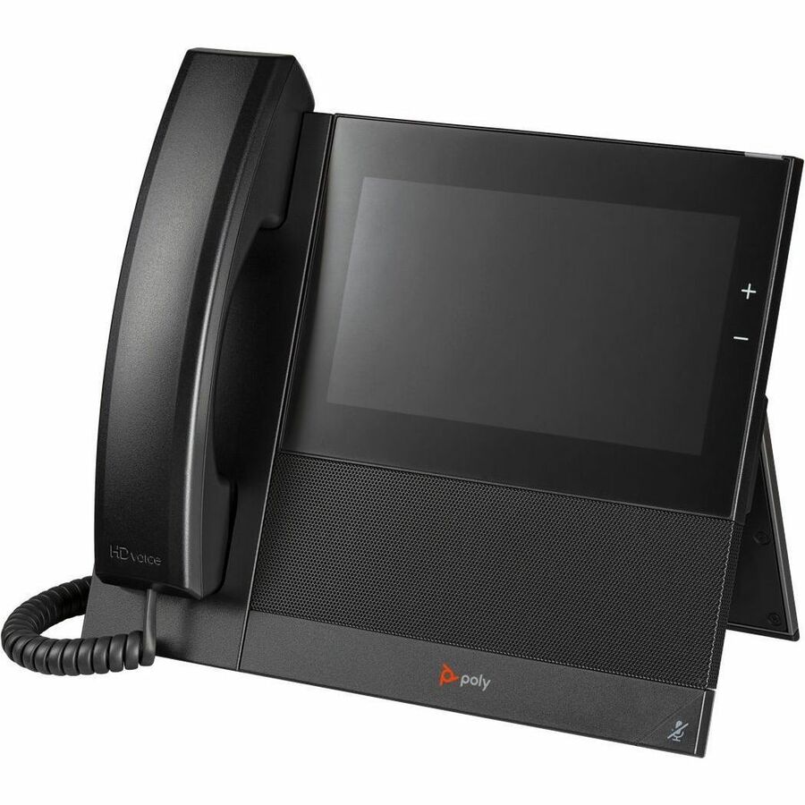Poly CCX 600 IP Phone - Corded - Corded/Cordless - Wi-Fi, Bluetooth - Desktop - Black -