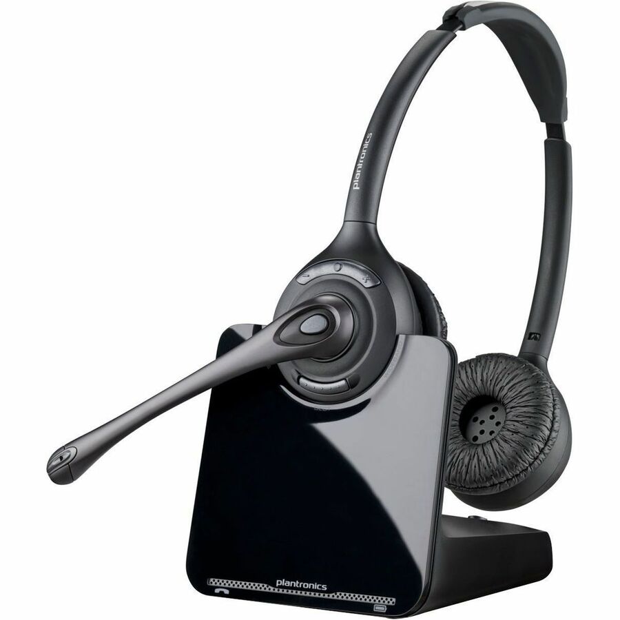 Poly CS520-XD Headset - Stereo - Wireless - 350 ft - Over-the-head - Binaural - Noise