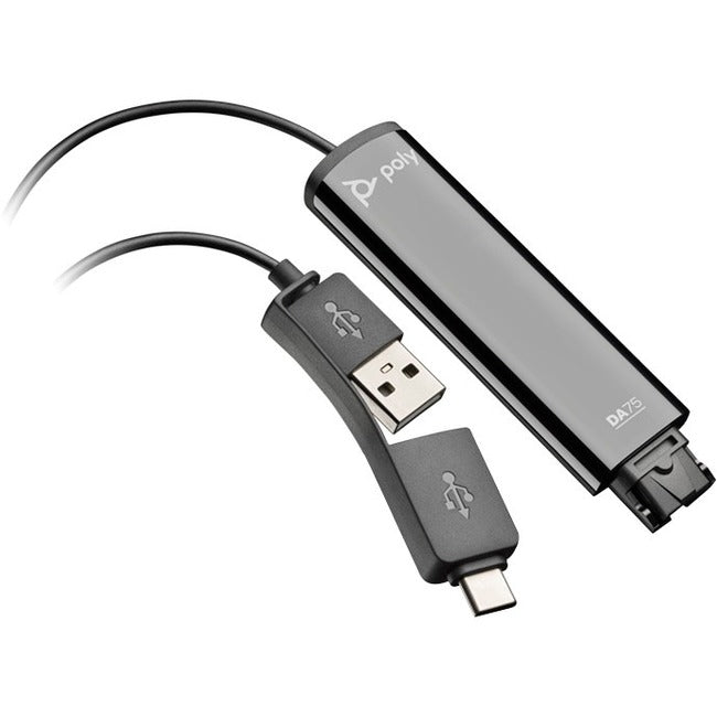 Poly DA75 Headset Adapter PLR-218266-01