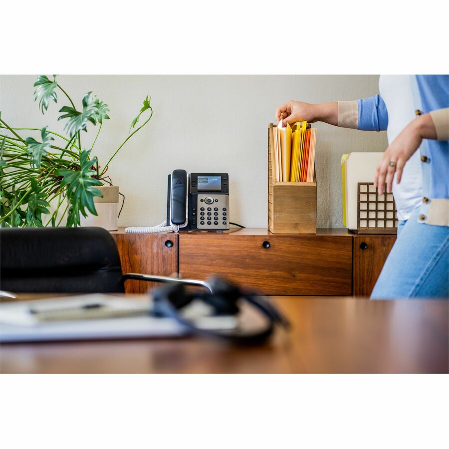 Poly Edge E350 IP Phone - Corded - Corded/Cordless - Wi-Fi, Bluetooth - Desktop, Wall