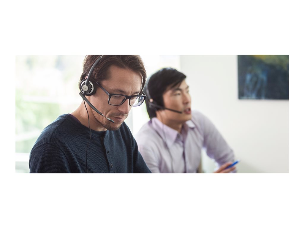 Poly EncorePro HW710 - EncorePro 700 Series - headset - on-ear - wired - USB-A - black (pack of 24)