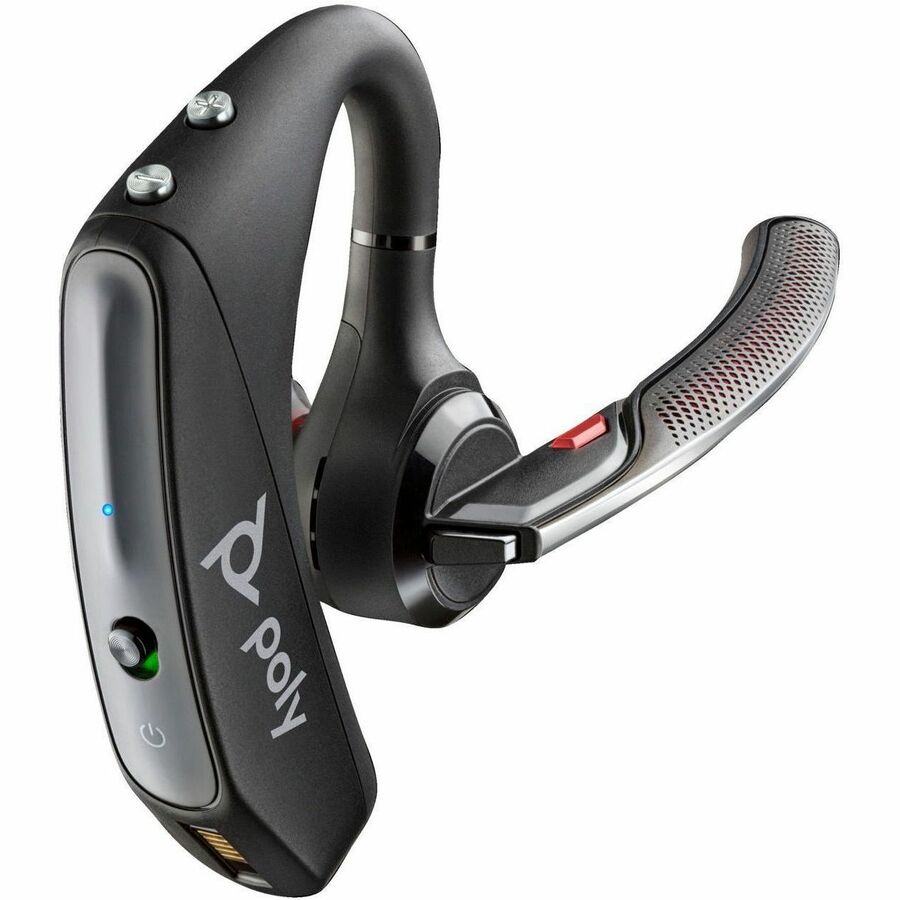 Poly Noise Cancelling Bluetooth Earpiece - Alexa - Mono - Wireless - Bluetooth - 98.4 ft