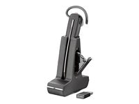Poly SAVI 8200 UC 8245 Headset - Mono Stereo - USB Type A - Wireless - DECT - 449.5 ft - 3