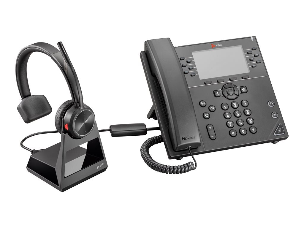 Poly Savi 7210 - Savi 7200 Series - headset - on-ear - DECT - wireless 783Q5AA#ABA