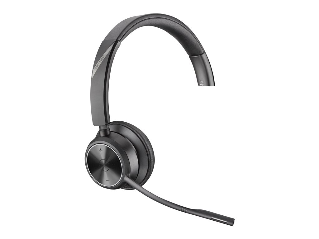 Poly Savi 7320 UC - 7300 Office Series - headset - on-ear - DECT - wireless - black - Certified for Microsoft Teams 8L559AA#ABA