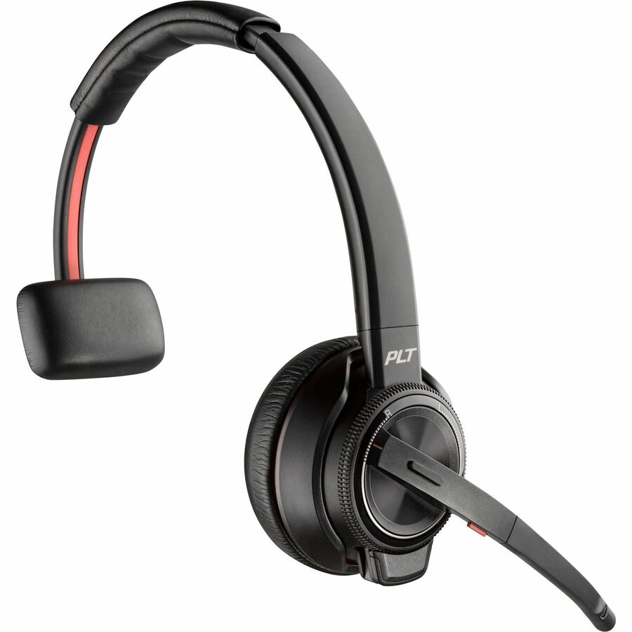 Poly Savi 8200 Office 8210 Headset - Mono - Wireless - Bluetooth/DECT 6.0 - 449.5 ft - 32