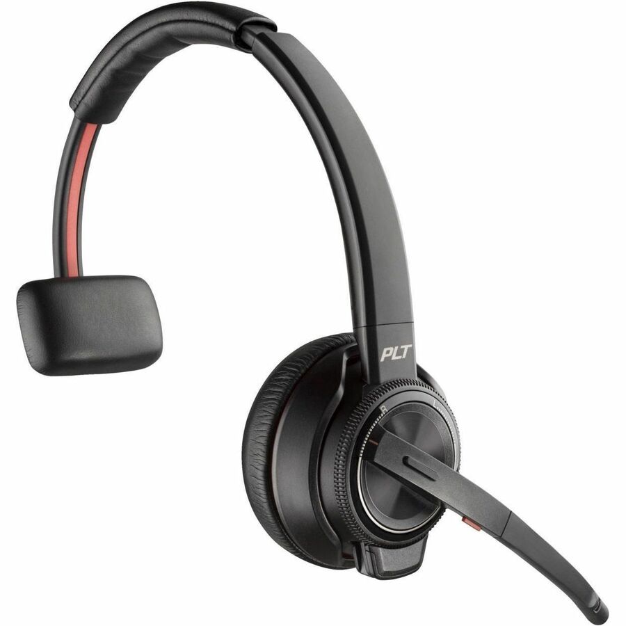 Poly Savi 8200 Office 8210 Headset - Mono - Wireless - Bluetooth/DECT 6.0 - 449.5 ft - 32